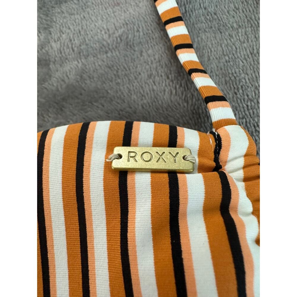 Roxy PT Beach Classics Bandeau Bra, Golden Ochre, Size Small - Picture 3 of 7